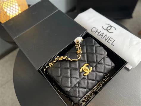 chanel black square mini|chanel cf mini price.